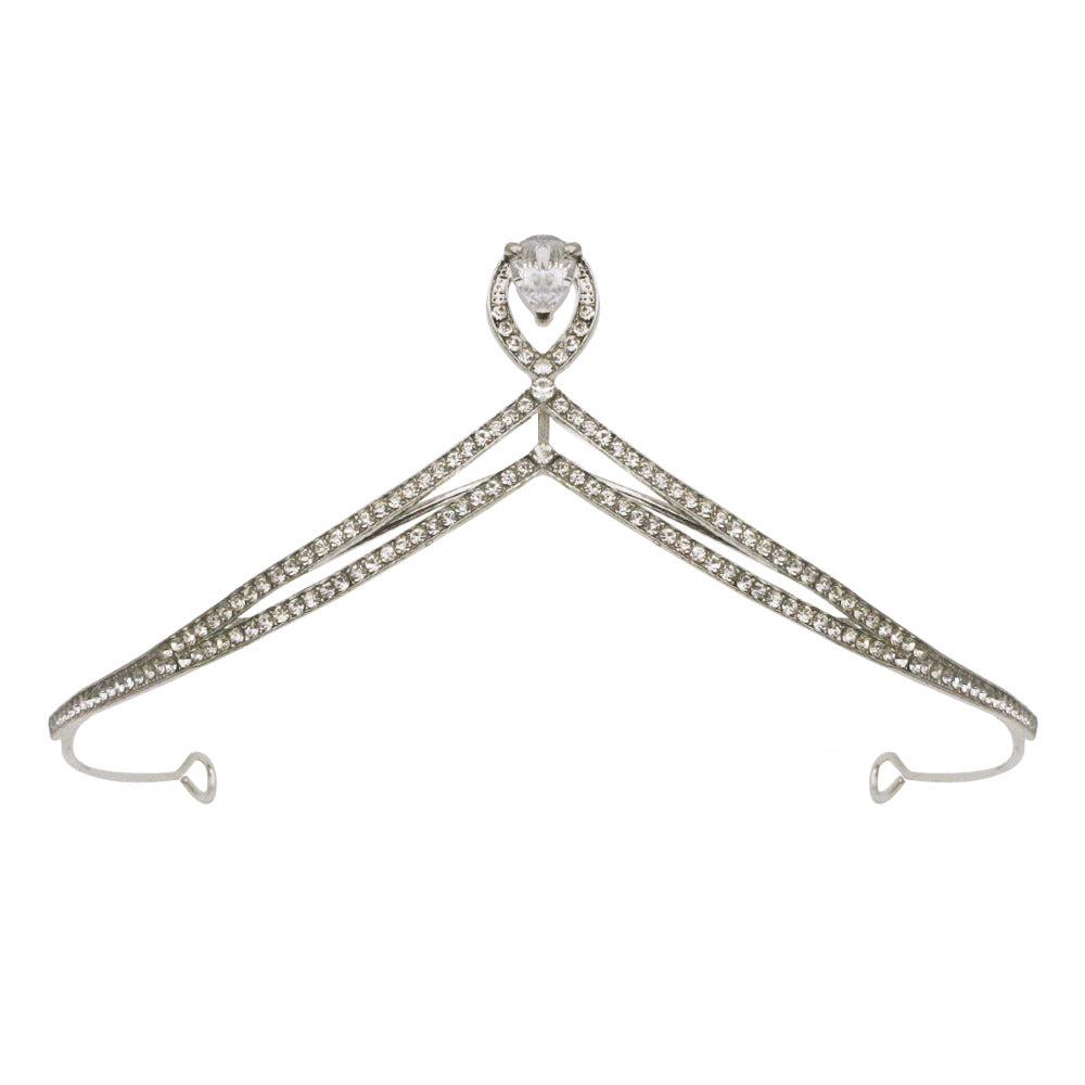 Women's Fairy Crown Headband - Silver Alloy Hair Accessory for Fashion and Costume