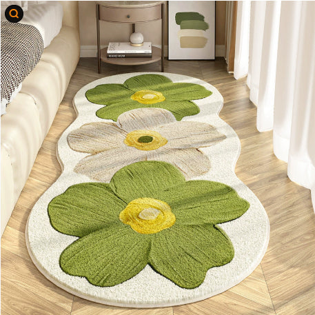 Flower Shaped Cashmere Bedside Blanket - Soft, Skin-Friendly Home Decor