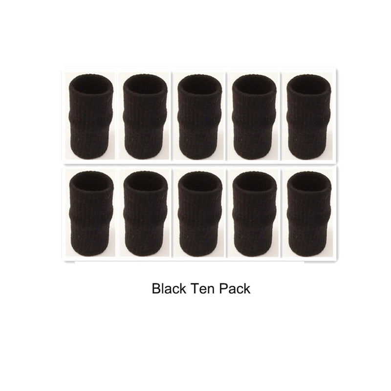 Black Finger Sleeves - Hand and Finger Joint Protectors for Sports