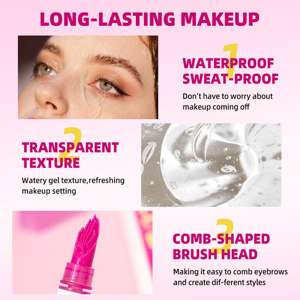 Waterproof Eyebrow Gel - Natural Shaping, Long-Lasting, European & American Style