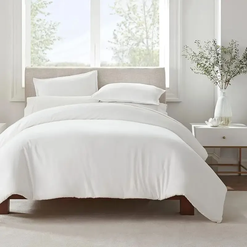 Serta Simply Clean Pleated Duvet Cover Set - Multiple Colors