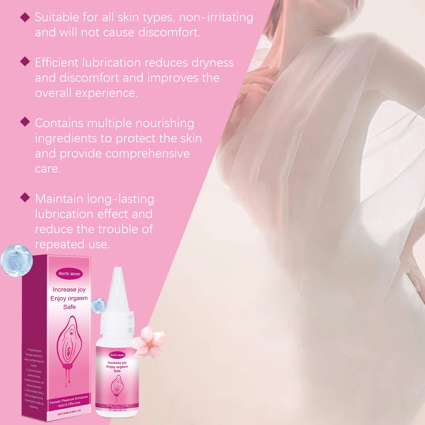 Female Intimate Comfort Serum - Hydrating & Soothing Personal Care Oil