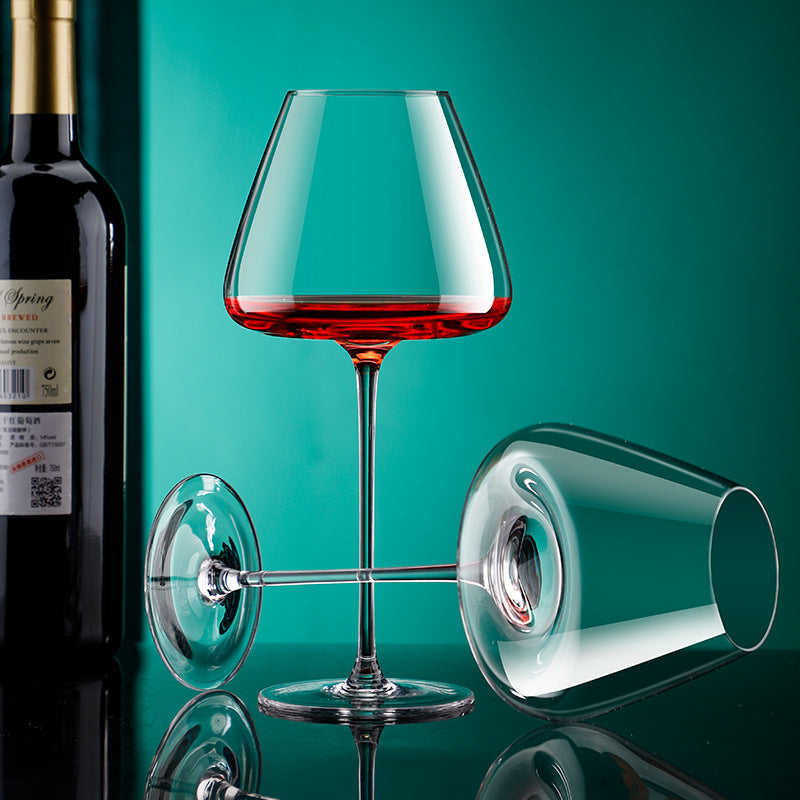 Crystal Red Wine Goblet Set 750ml Nordic Style Glassware - 2 Pieces