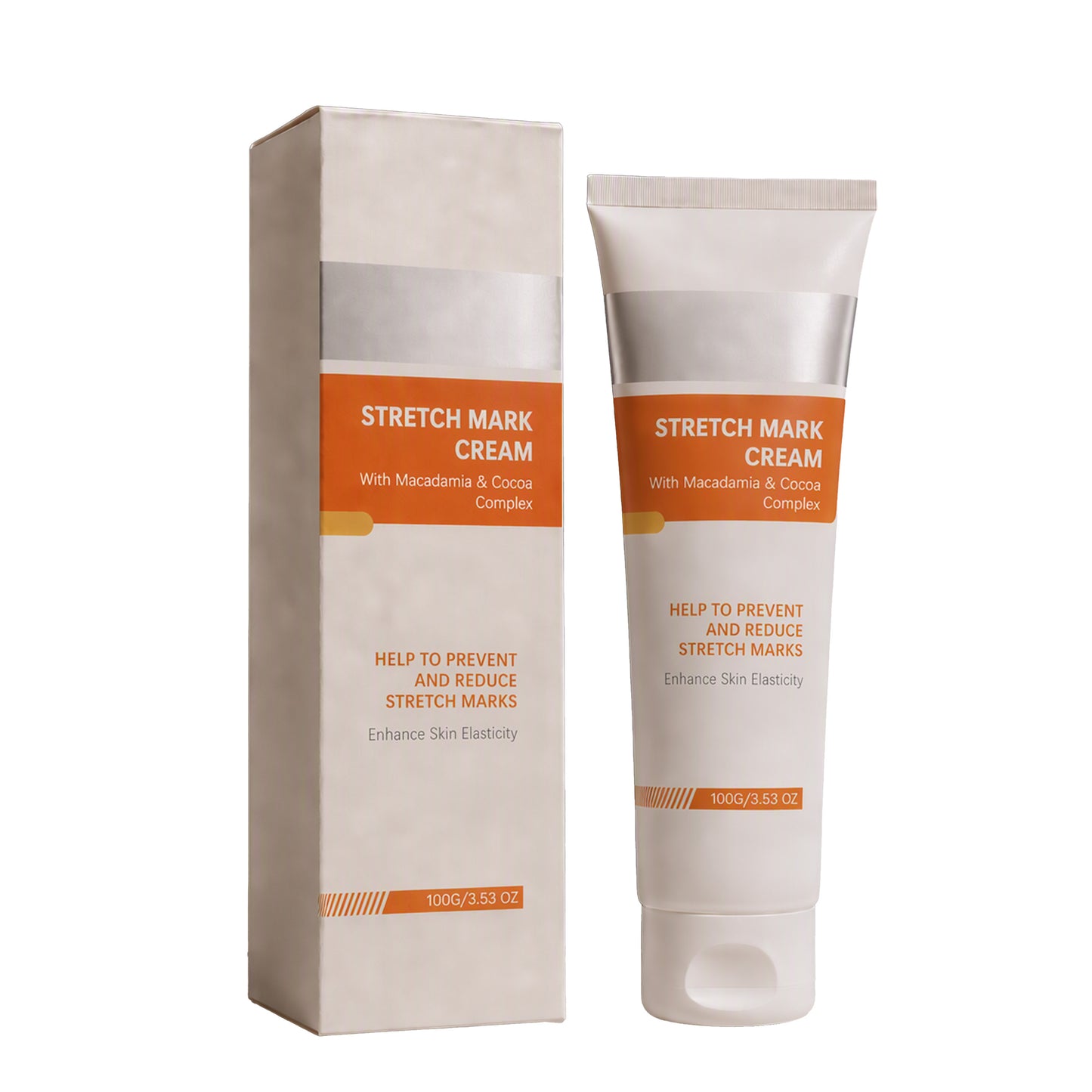Stretch Mark Cream with Hyaluronic Acid & Snail Secretion - 100g Moisturizer