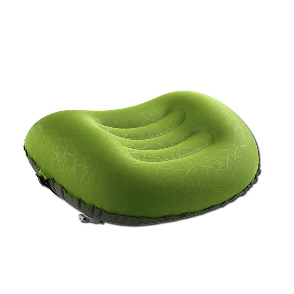 Inflatable Camping Pillow with Storage Bag - Outdoor Travel Pillow, Adjustable Size
