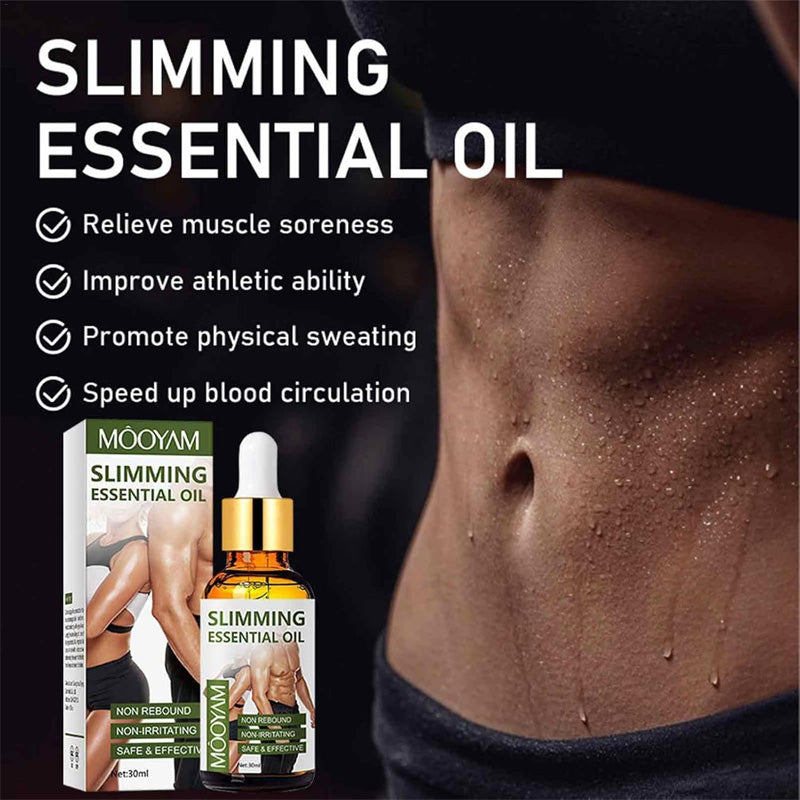 Natural Slimming Massage Oil, 30ml Belly Drainage and Body Sculpting Oil