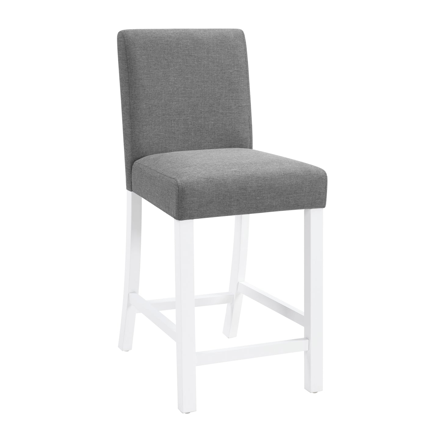 5-Piece Grey & White Counter Height Dining Table Set
