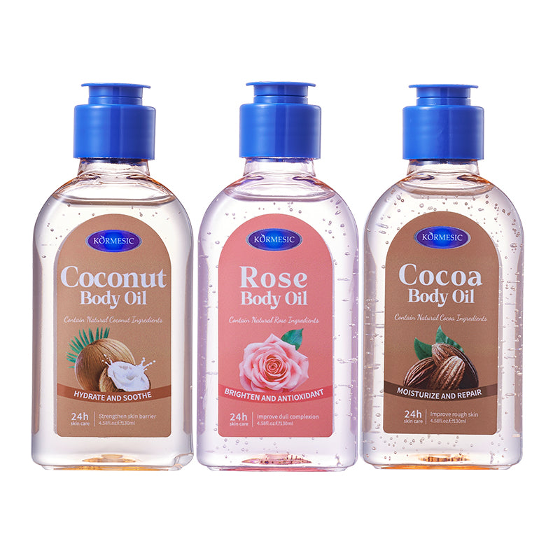 Cocoa Gel Body Oil 130ml - Hydrating Skin Care for Smooth Glow