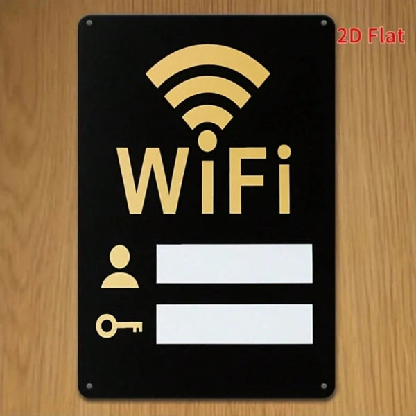 Metal Tin Sign Wall Decoration - 20 cm x 20 cm