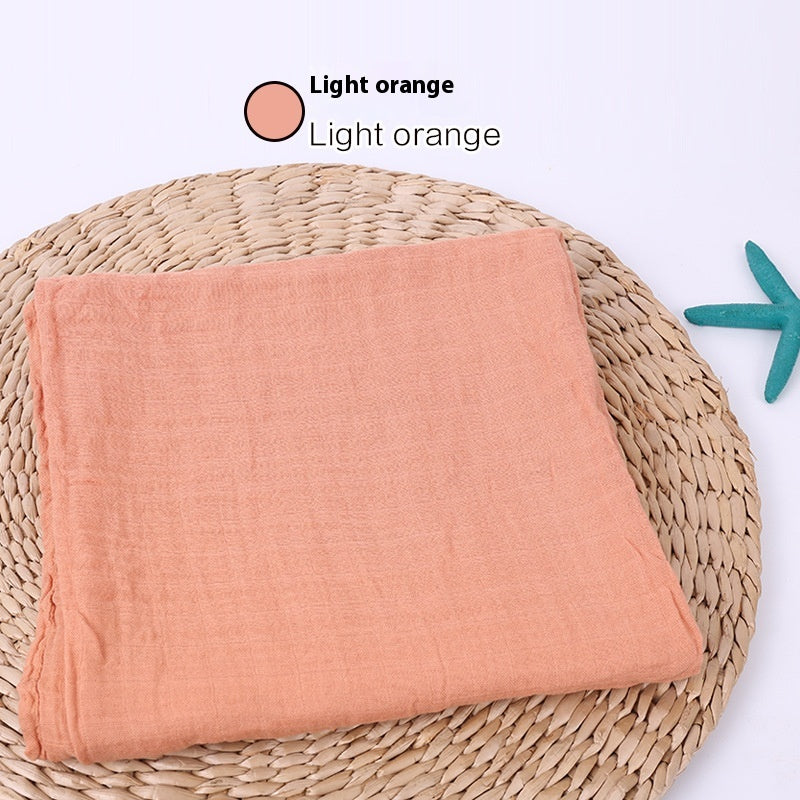 Infant Double-Layer Gauze Blanket - Soft Breathable Baby Bedding 120x120cm