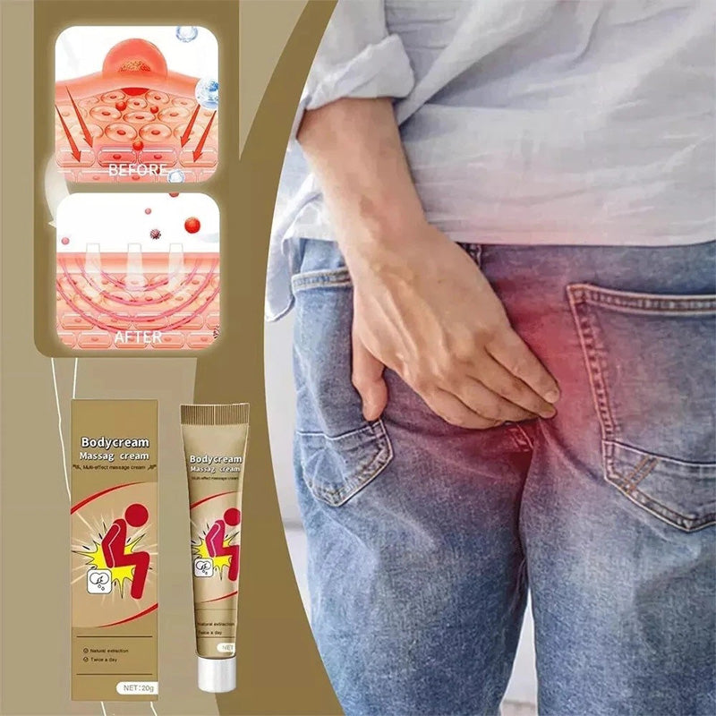 Natural Herbal Hemorrhoid Relief Cream - 20g Soothing Ointment