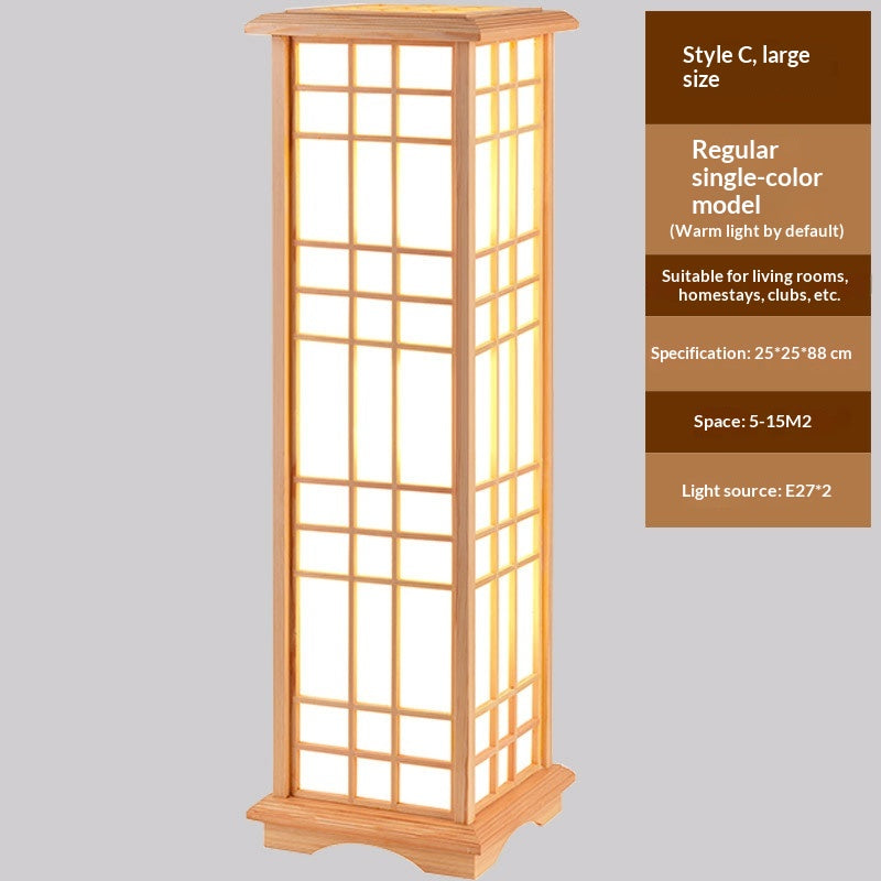 Chinese-Style Bamboo Lamp for Living Room Home Decor