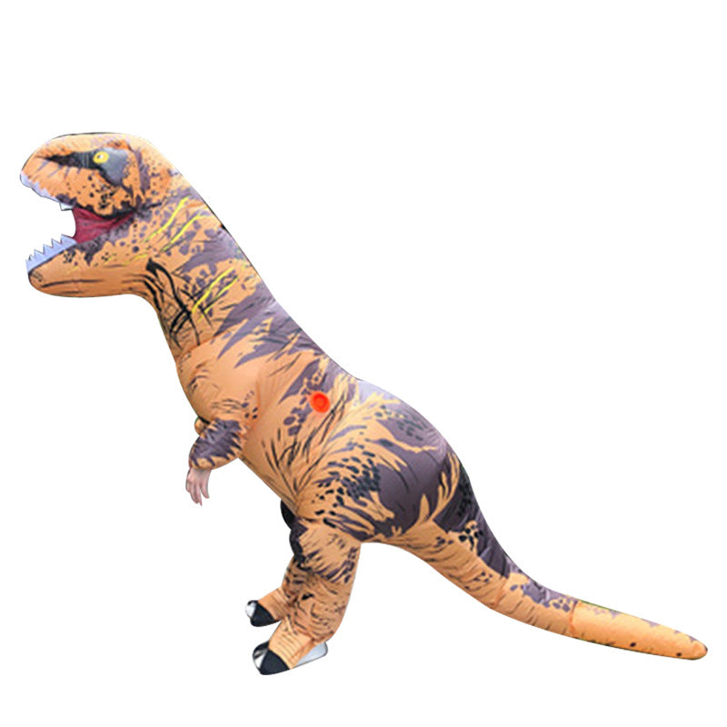Inflatable Dinosaur Suit for Stage & Party Performance - Adult Yellow