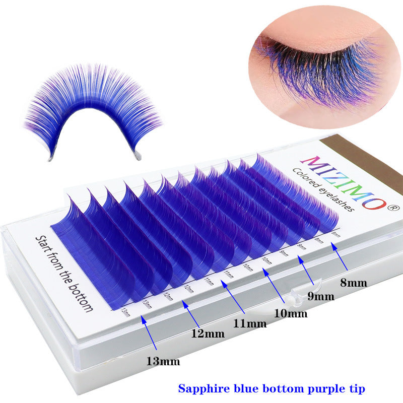 False Eyelashes Set - 8-15mm Colorful Mixed Styles for Dramatic Eye Makeup