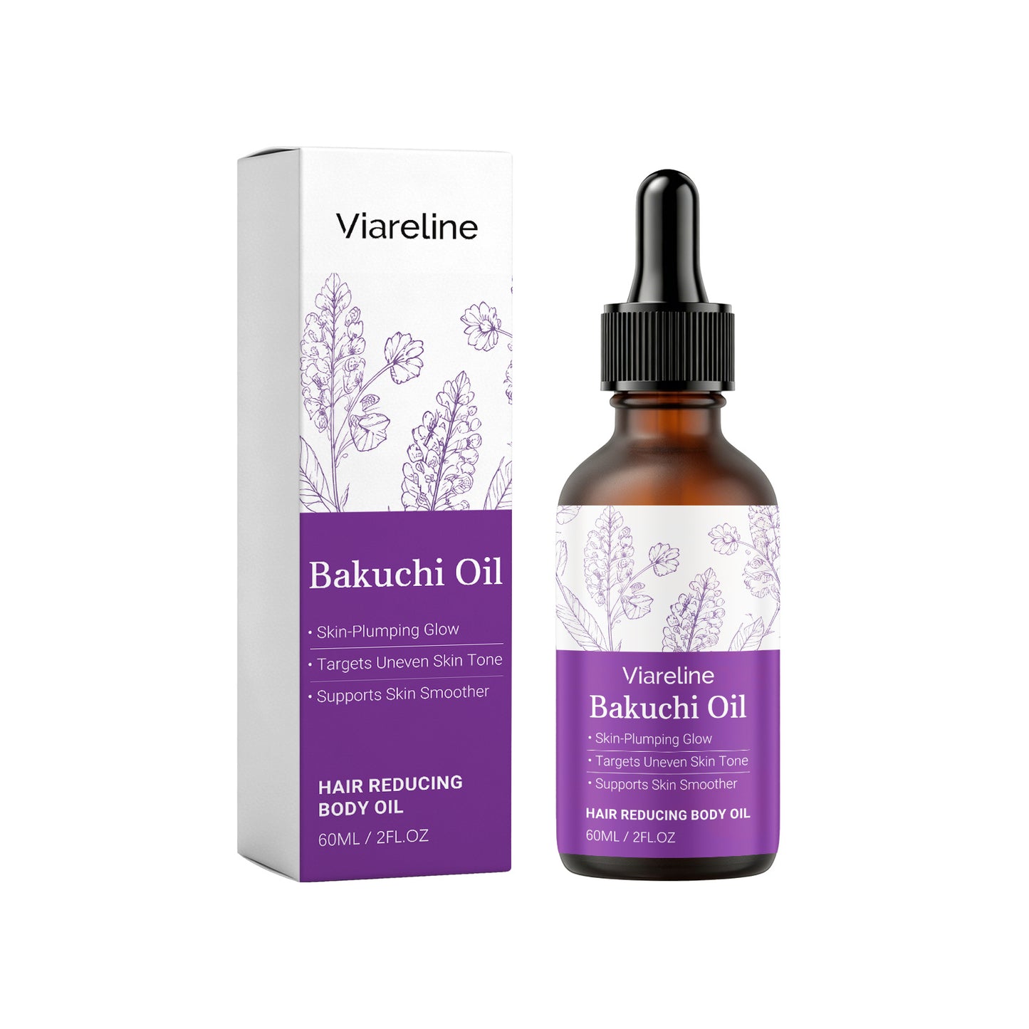 Skin Brightening Oil with Collagen & Retinol - 60ml Natural Face Serum