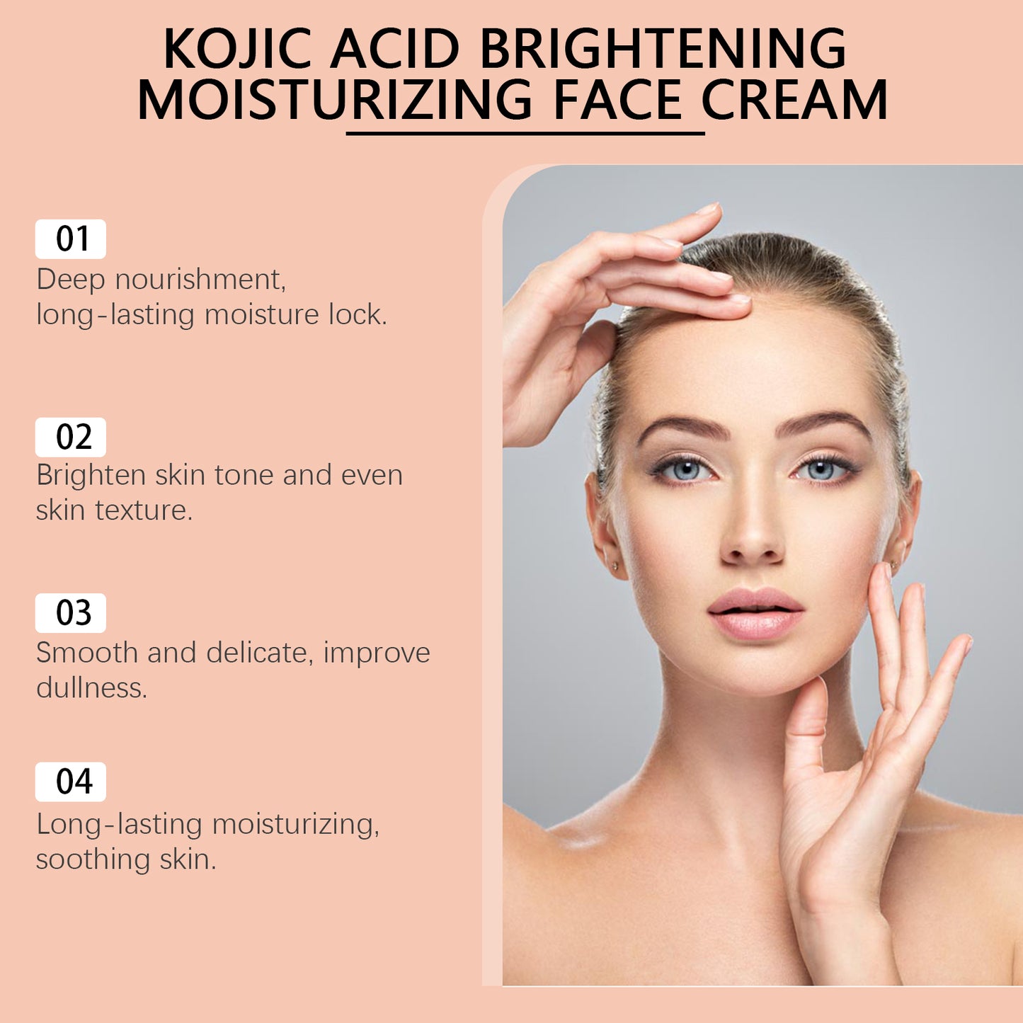 Brightening Moisturizing Facial Cream with Niacinamide & Citrus Oil