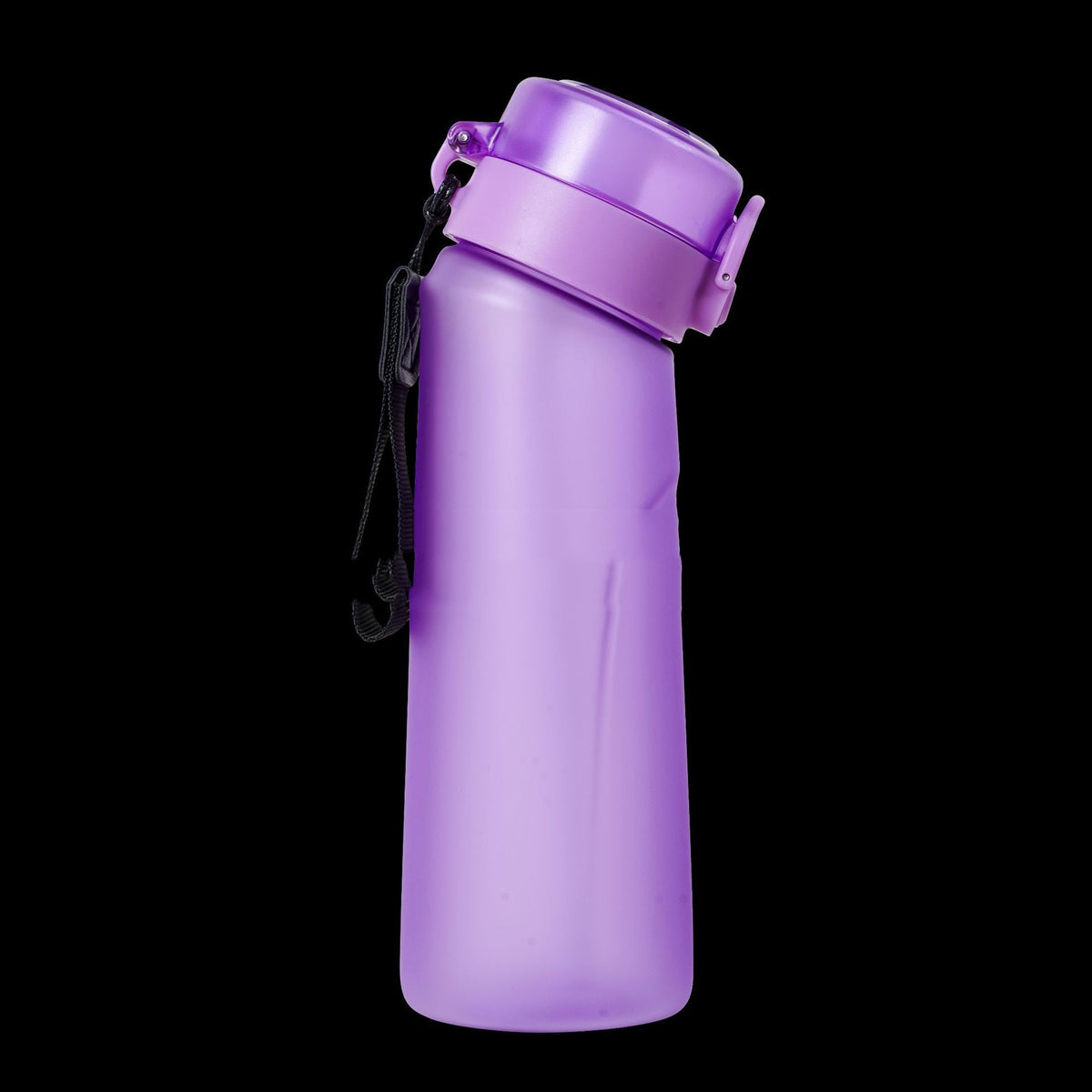 Plastic Fragrance Ring Straw Sports Bottle 750ml - Multiple Colors