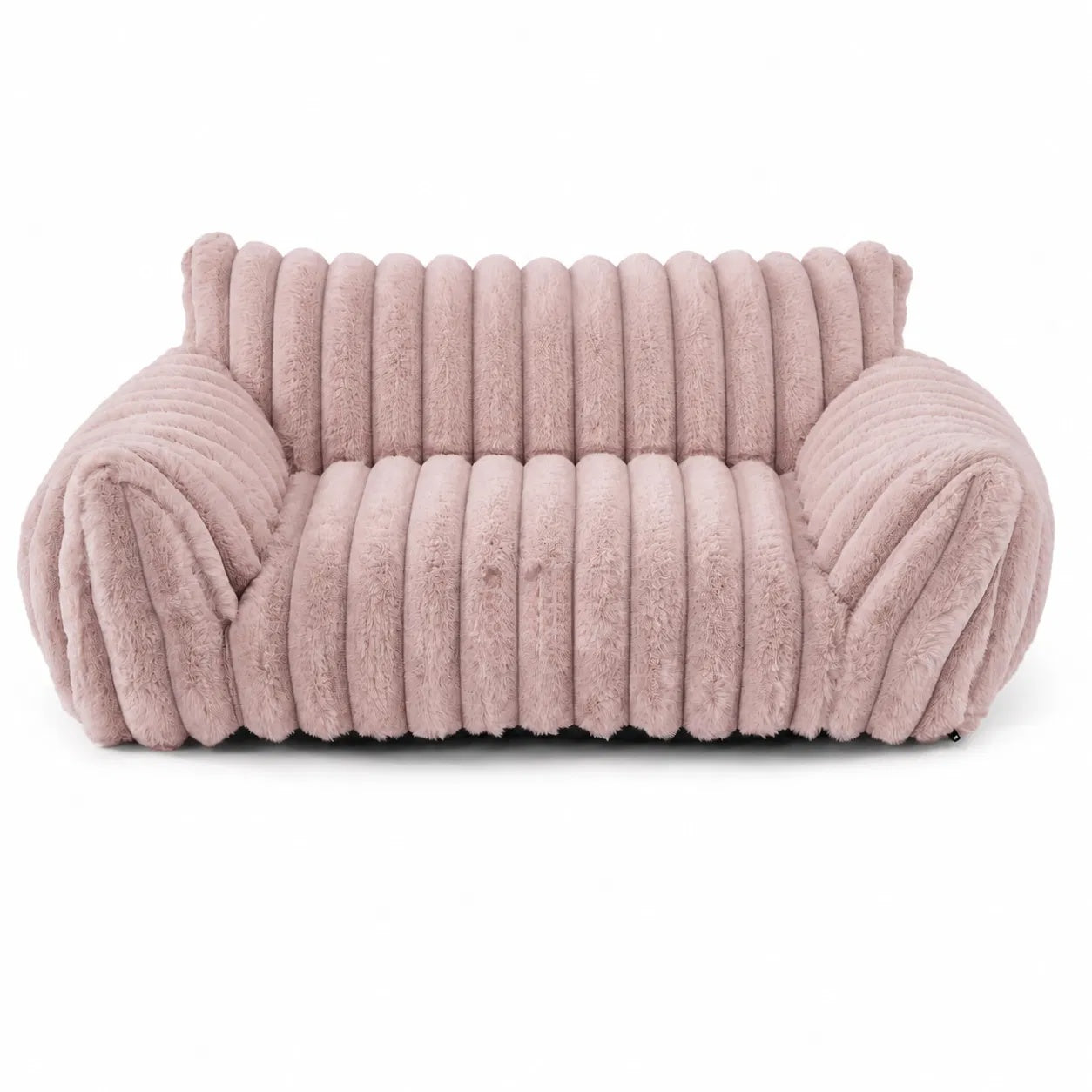 Pet Sofa Bed with Removable Washable Cover for Small Cats & Dogs - Fluffy, Supportive Couch