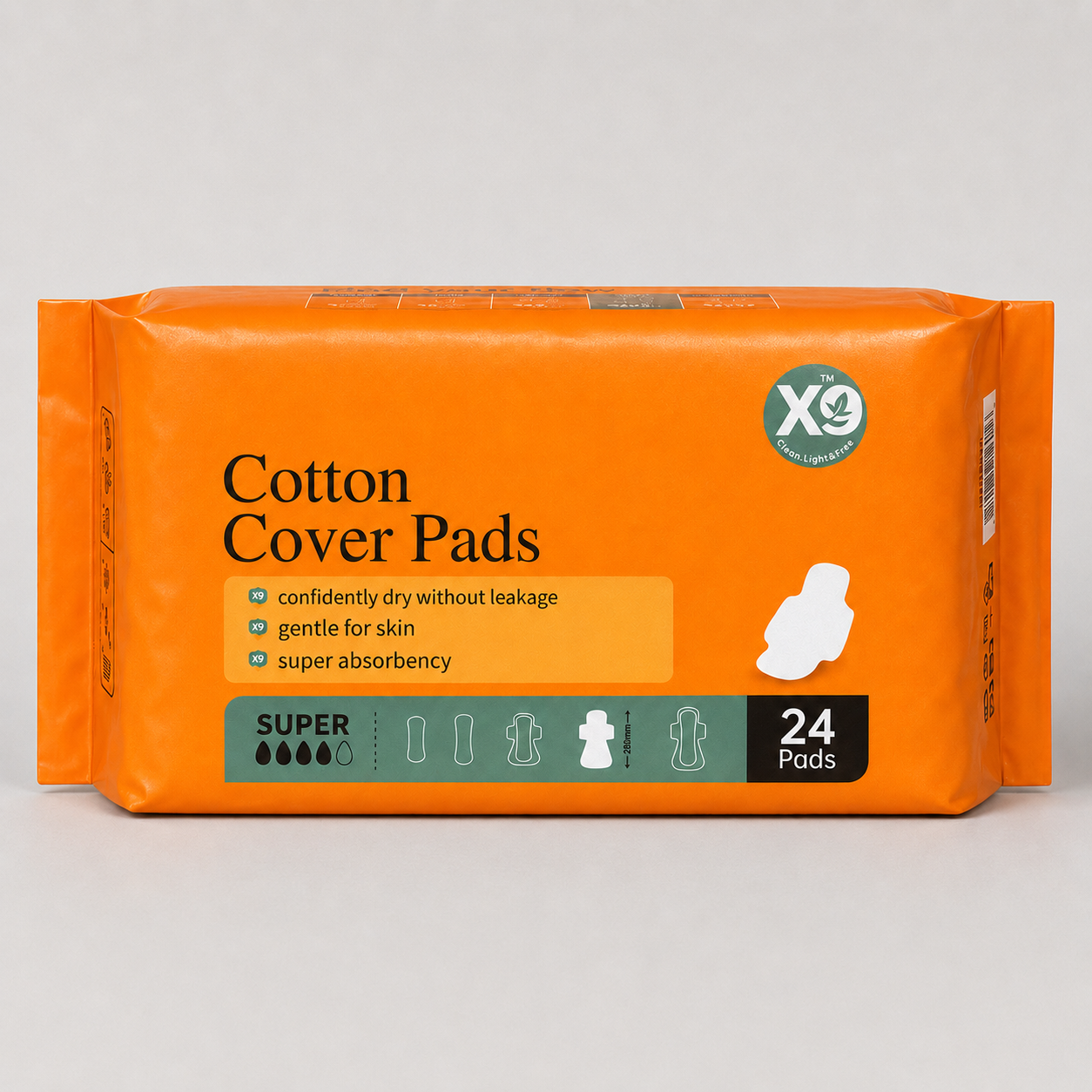 Cotton Cover Period Pads for Women - Regular Absorbency