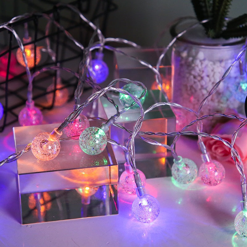 Waterproof LED Bubble Ball String Lights for Outdoor & Indoor Decoration