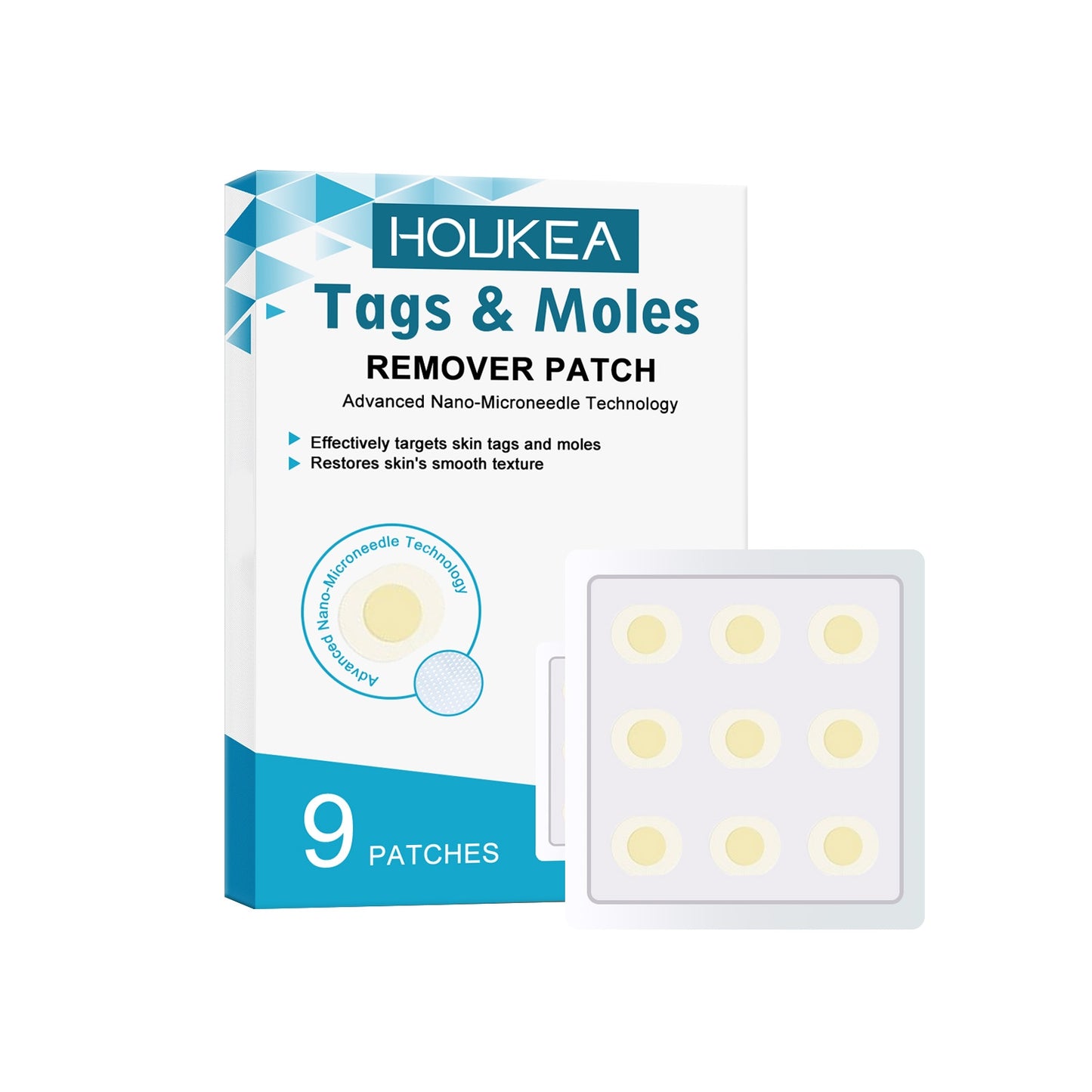 Skin Mole Removal Patches - 9-Count Tea Tree & Vitamin E Topical Skin Care