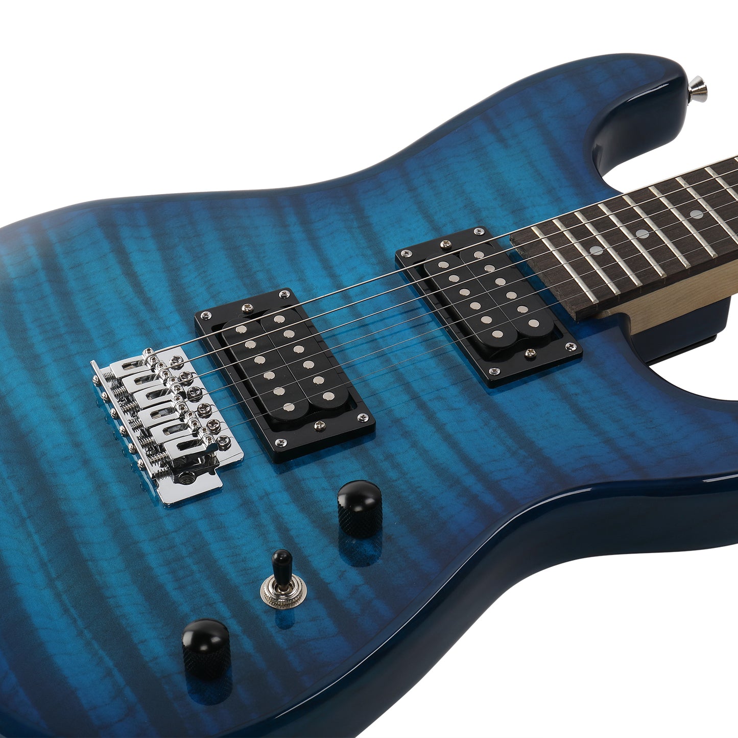 Electric Guitar Kit with Speaker - Blue
