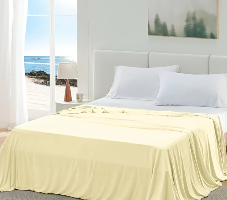 Ice-Silk Cooling Summer Blanket - Temperature-Reducing Home Bedding