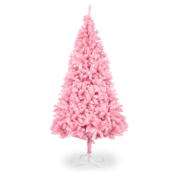 6ft Pink PVC Christmas Tree - Lush Holiday Decoration