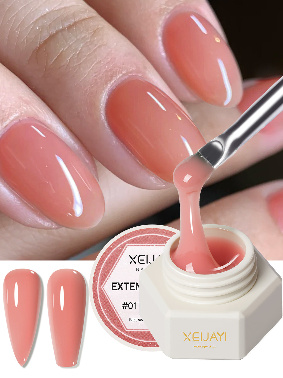 Canned Nail Extension Gel Solid Sculpting Nail Art Kit - Multiple Specifications