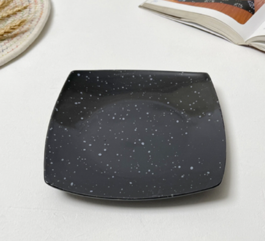 8-Inch Ceramic Plate Set for Kitchen Storage - Multiple Styles