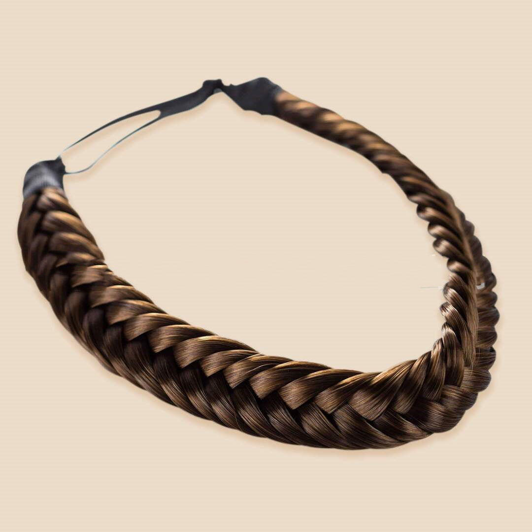 Braided Two-Strand Wig Headband for Cosplay and Costume Styling