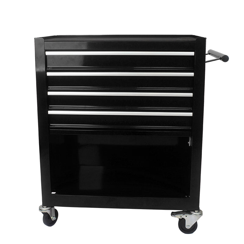 Multifunctional Tool Cart with 4 Drawers and Wheels - Steel Garage Storage