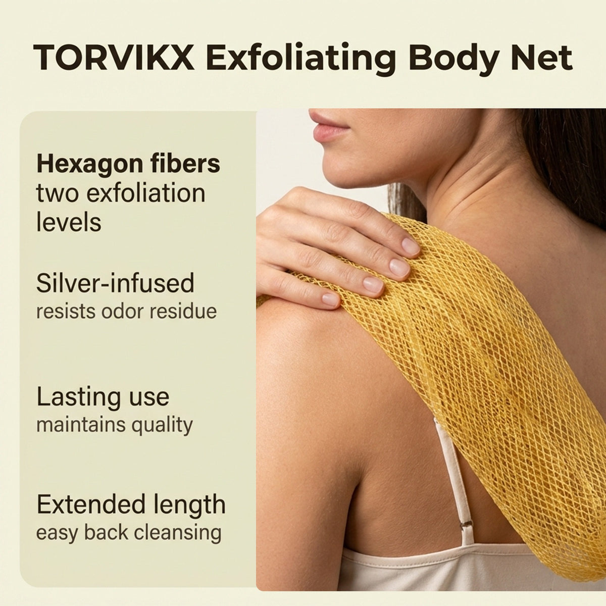 Exfoliating Bath Towel Mesh - 2 Pack