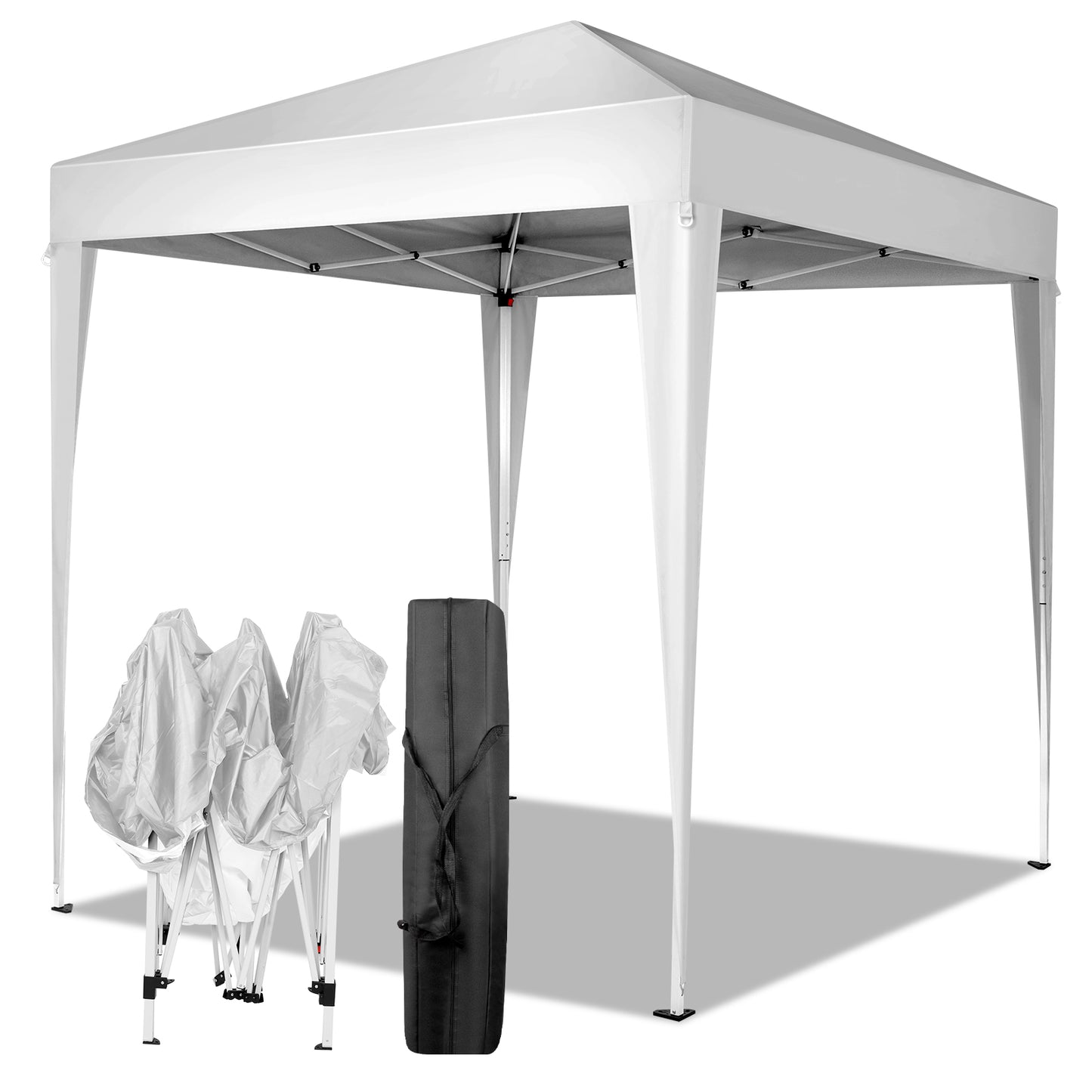 6.5x6.5ft Portable Outdoor Canopy Tent - White