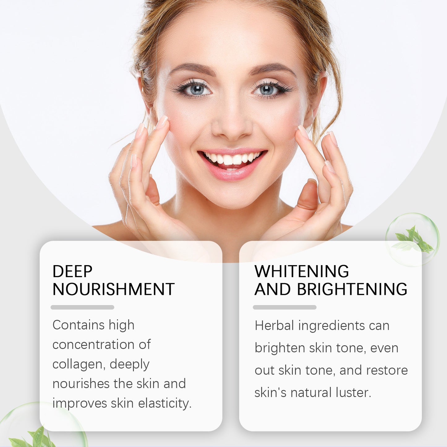 Collagen Brightening Serum - Anti-Aging Face Moisturizer for Firming Skin