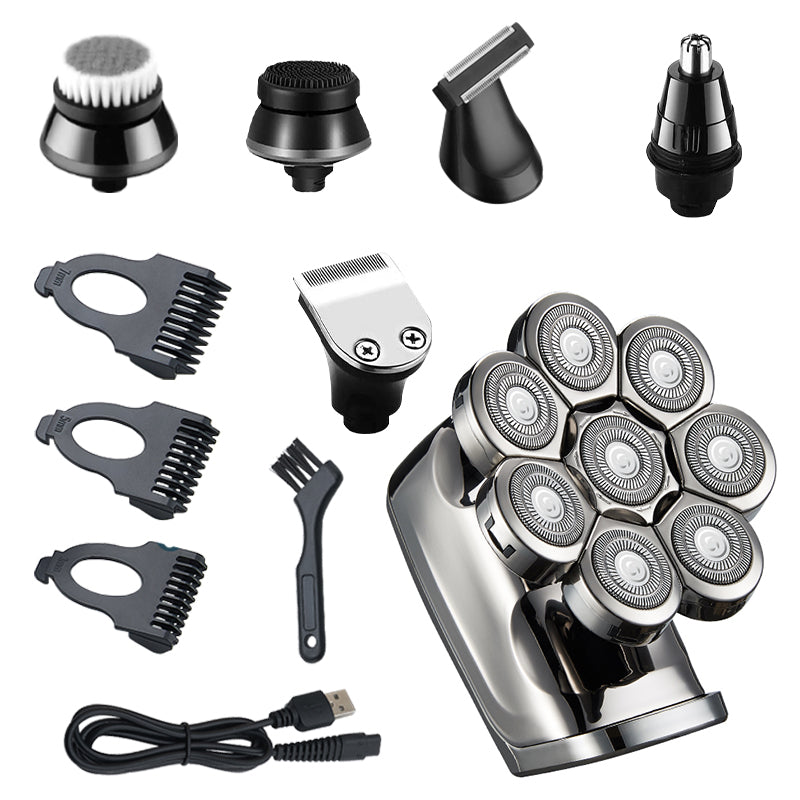 8D Electric Men's Shaver Head Tool - USB Rechargeable