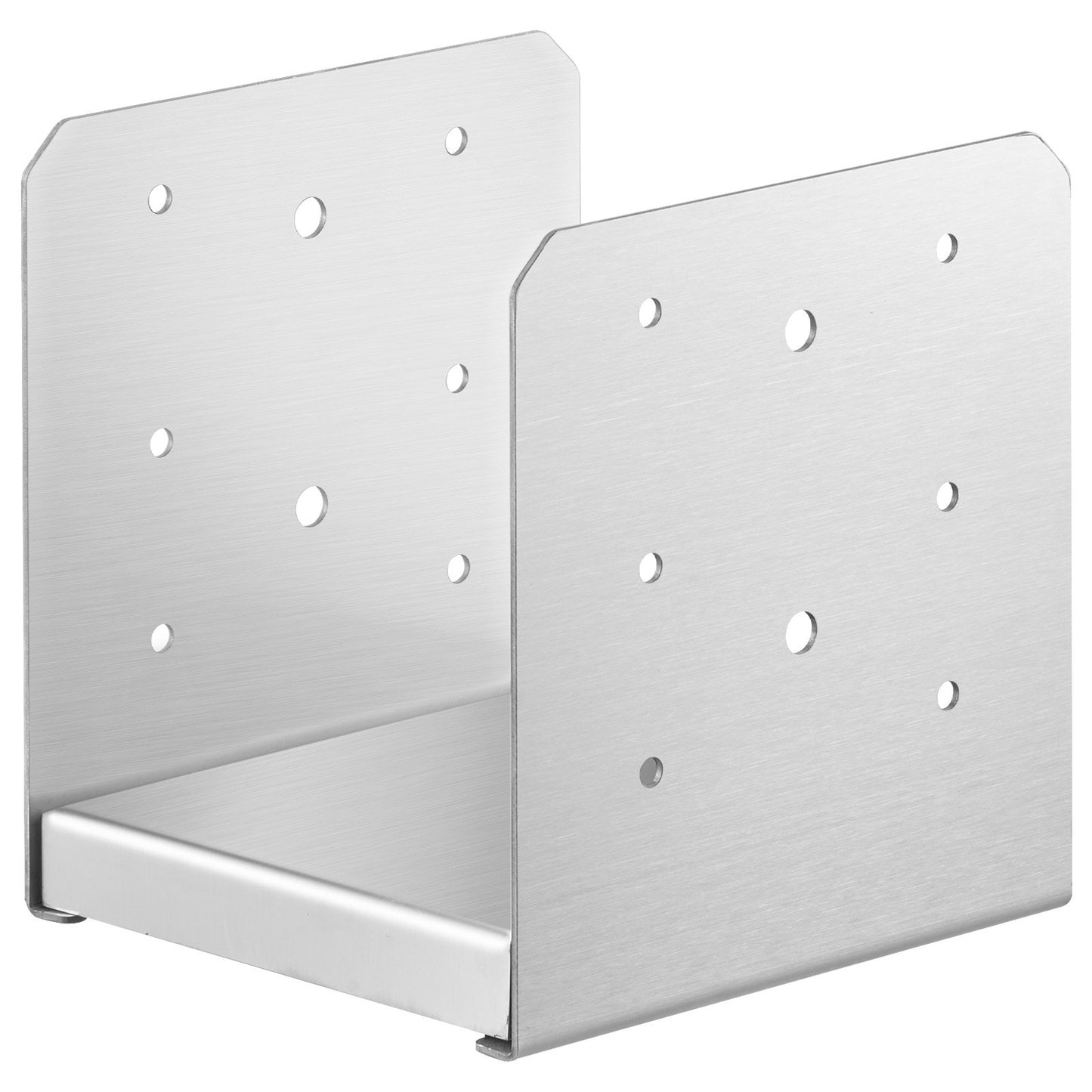 6x6 Inch Stainless Steel Post Base Anchor Bracket Set - Adjustable Support for Decks & Railing