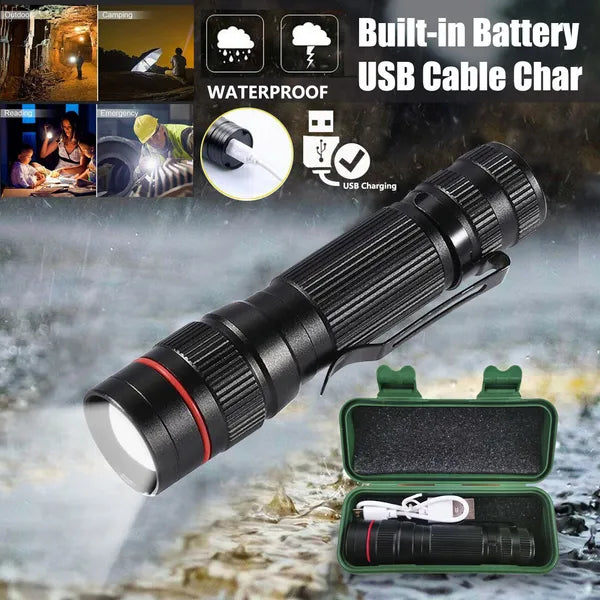 Mini Handheld LED Flashlight - Ultra Bright Tactical Light