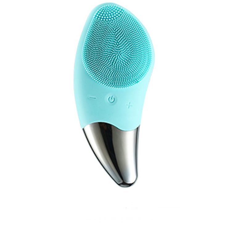 Ultrasonic Facial Cleansing Brush - Silicone Skin Care Device with 2 Sets