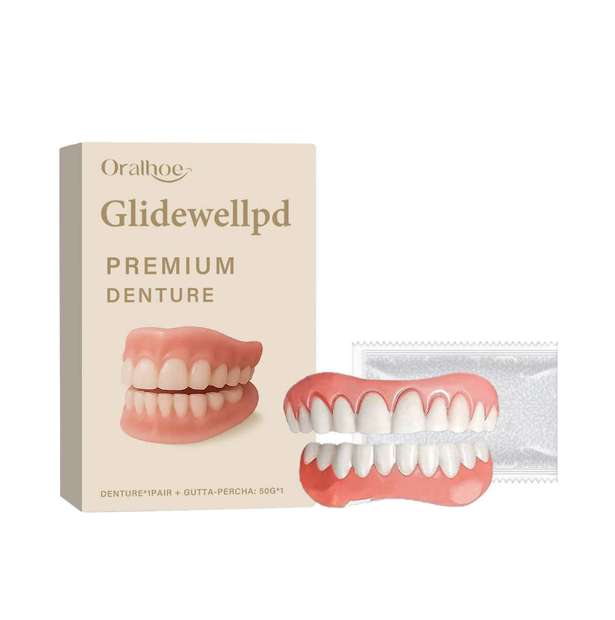 Silicone Denture Set for Beautiful Teeth