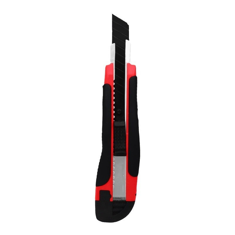 Large Rubber-Grip Utility Knife Holder Set - Heavy Duty Blade Storage