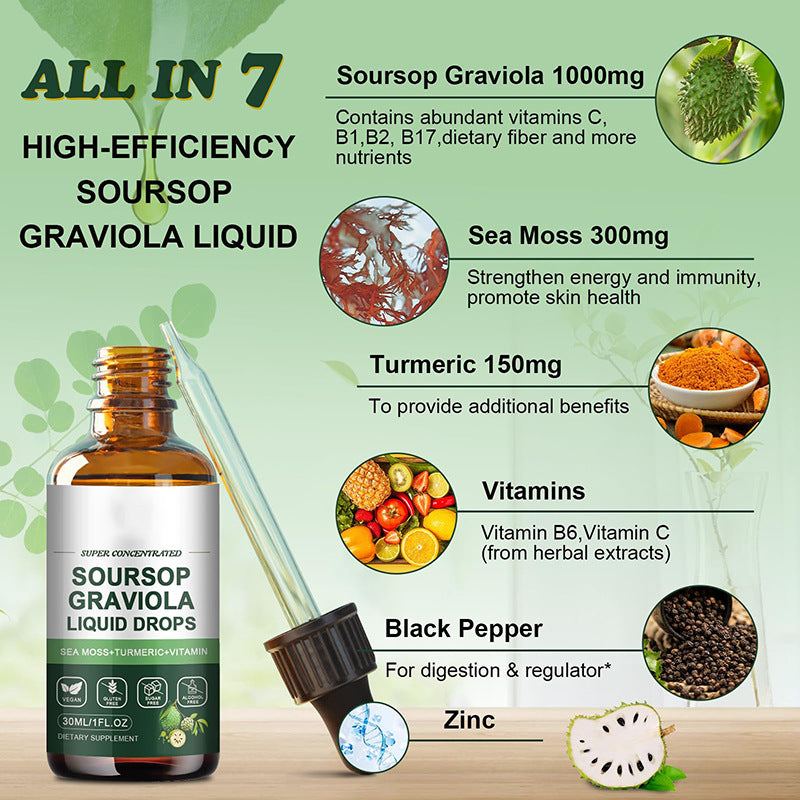 Sweet Fruit Annona Leaf Drops - 30ml & 60ml
