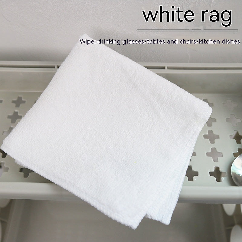 Microfiber Kitchen Cleaning Rags 25x25cm & 30x30cm, Water Absorbent, 5-Piece Set