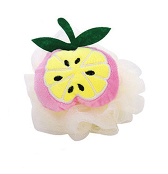 Cartoon Fruit Bath Towel Strawberry Style - PE, 1 Piece