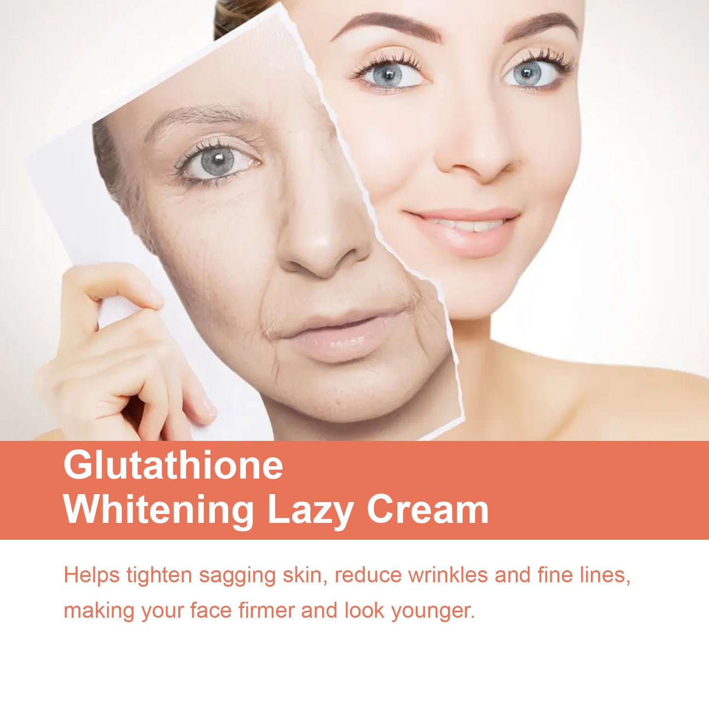 Firming Facial Cream with Glutathione & Vitamin C for Anti-Aging Skin Care