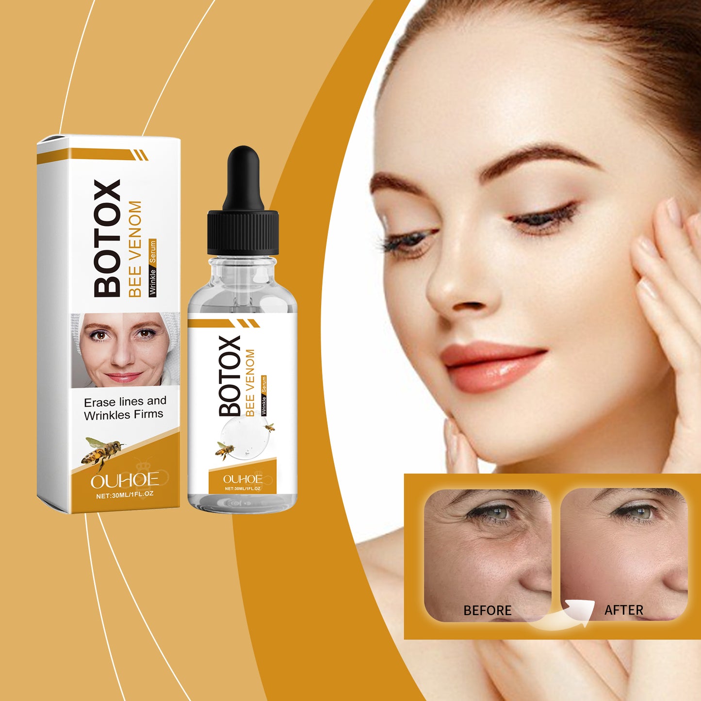 Bee Venom Facial Essence 30ml - Moisturizing Rejuvenation Skin Serum