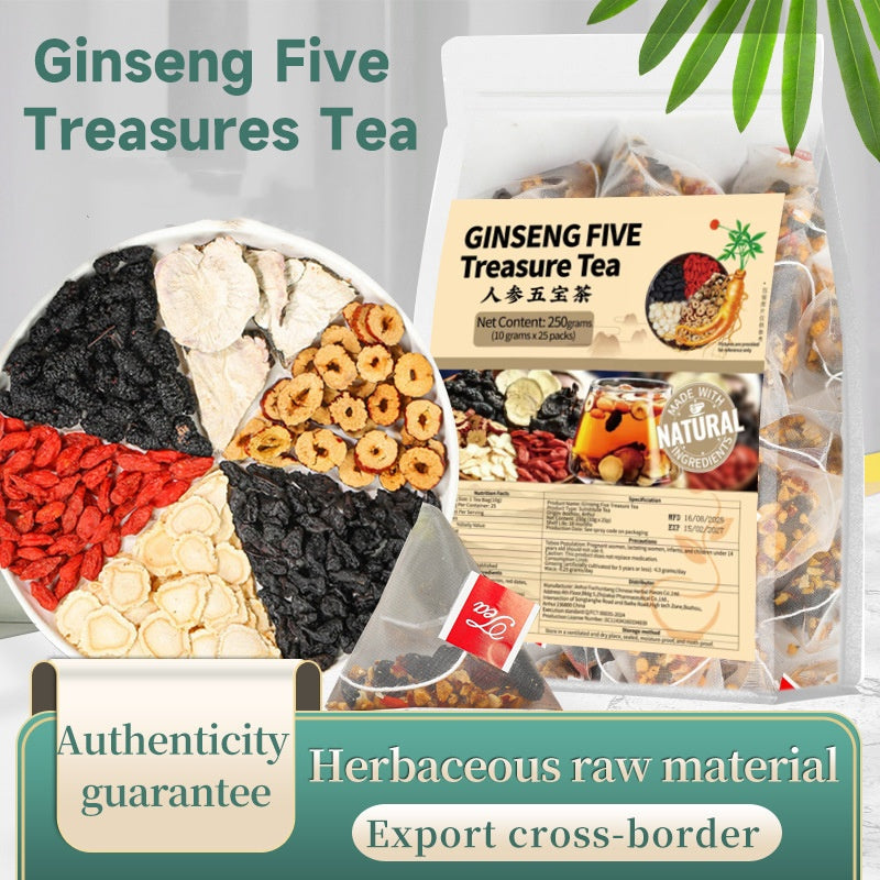 Ginseng Wubao Tea - 25 Sachets (250g)