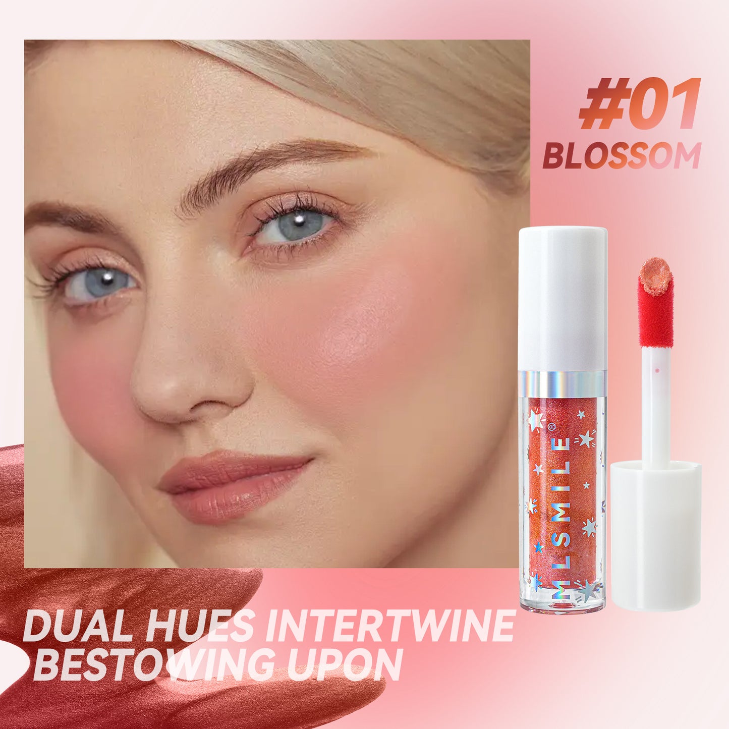 Marble Liquid Blush Brightening Face Makeup Rouge - Multiple Colors
