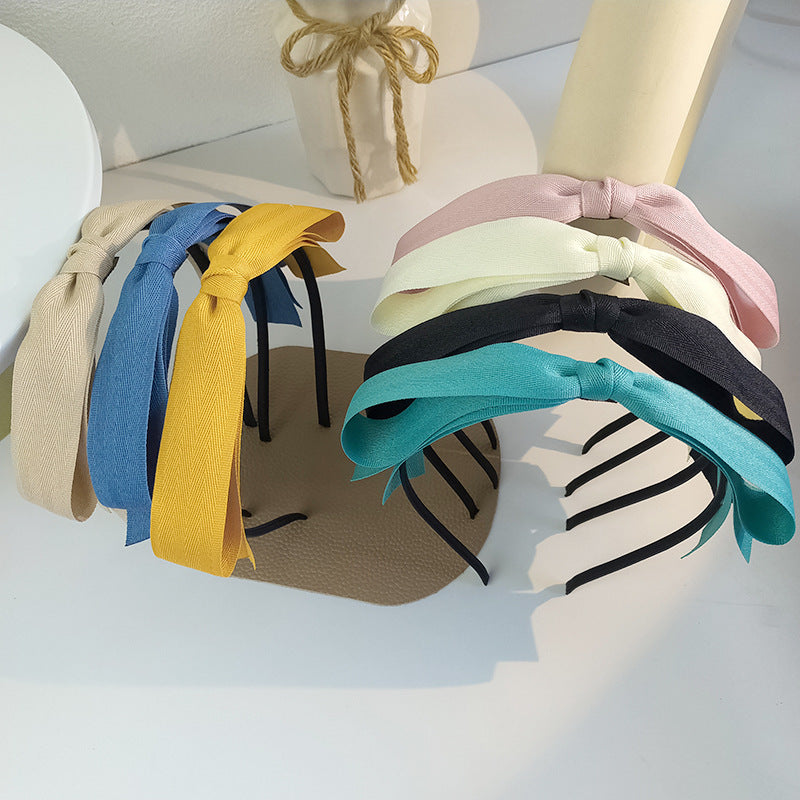 Summer Candy Color Fabric Headband - Hair Accessory for Women & Girls