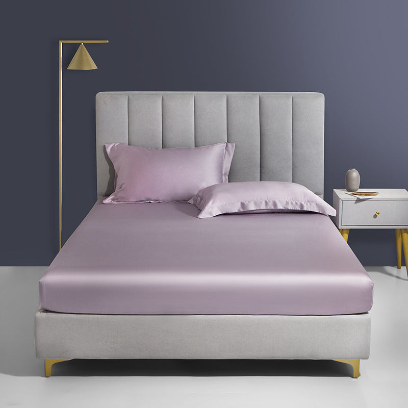Tencel Bed Hat Single Piece Sleeping Cover - Solid Color Bedspread